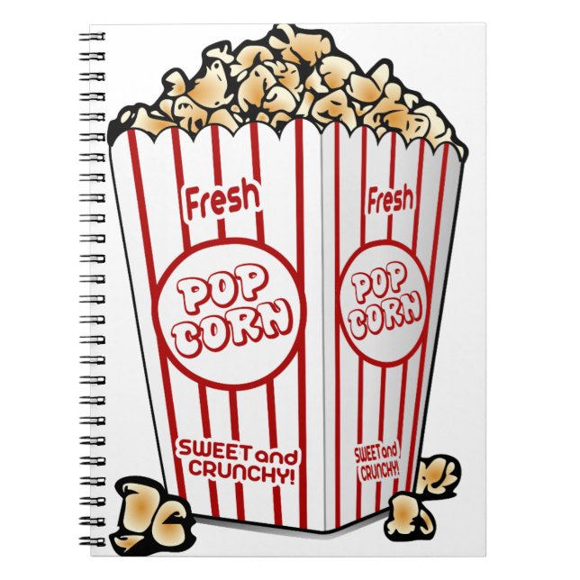 Carnet popcorn cinéma (Devant)