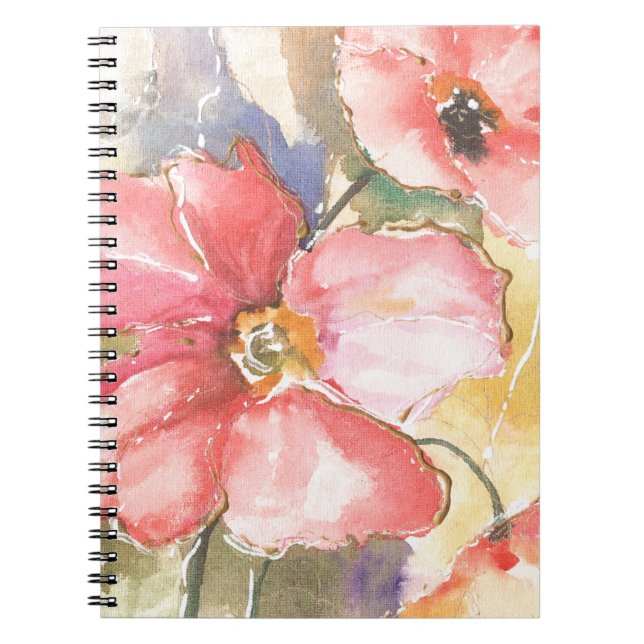Carnet Poppies douces I (Devant)