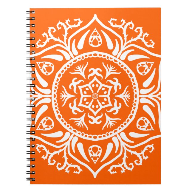 Carnet Poppy Mandala (Devant)