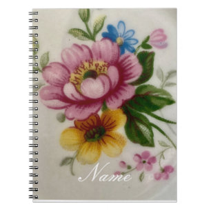 Carnet Porcelaine Inspiré Floral