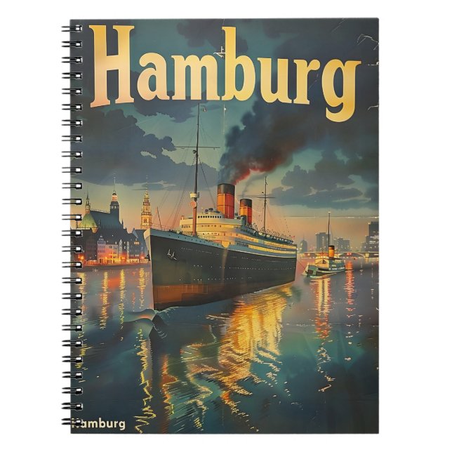 Carnet Port de Hambourg (Devant)
