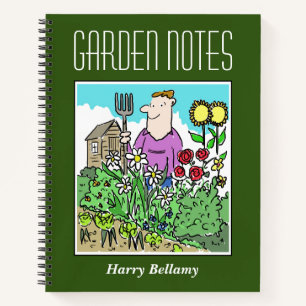 Carnet Portable de jardinage avec nom du propriétaire