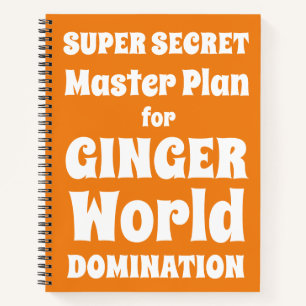 Carnet Portable Gag Drôle Pour Gingers Redheads