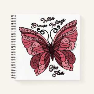 Carnet Portable Spiral - Avec Courageuses Ailes