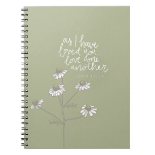 Carnet Portable Spiral Ecriture Dévotionnelle Femme