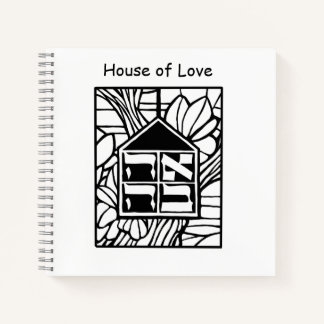 Carnet Portable Spiral House of Love