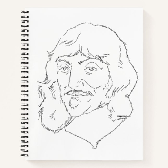 Carnet Portable Spiral René Descartes (Devant)