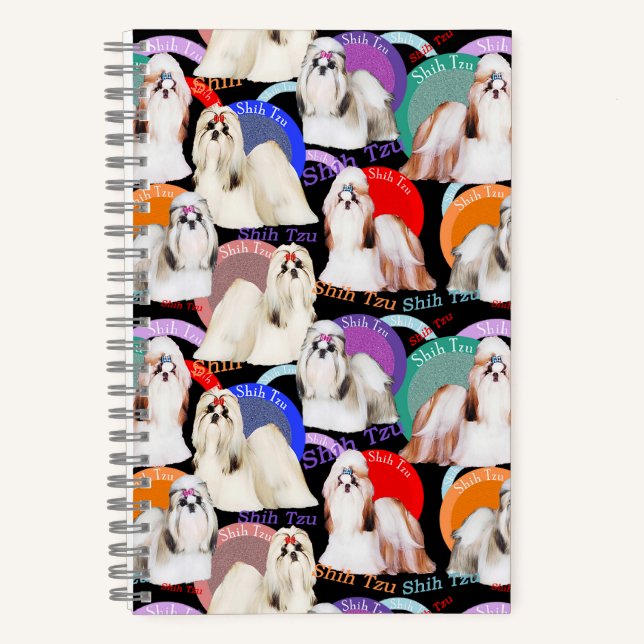 Carnet Portable Spiral Shih Tzu Beautés (Recto)