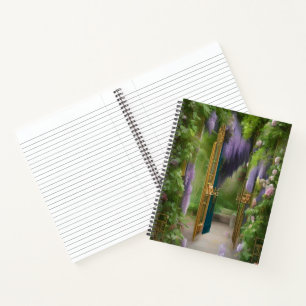 Carnet Porte de jardin et Wisteria