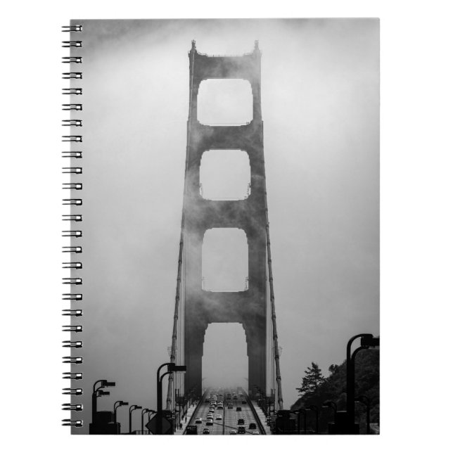 Carnet Porte d'or entourée de brouillard -San Francisco (Devant)