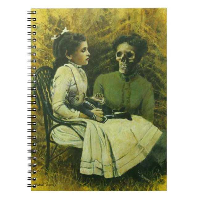 Carnet Porte-notes gothique Wolf pour enfants (Devant)