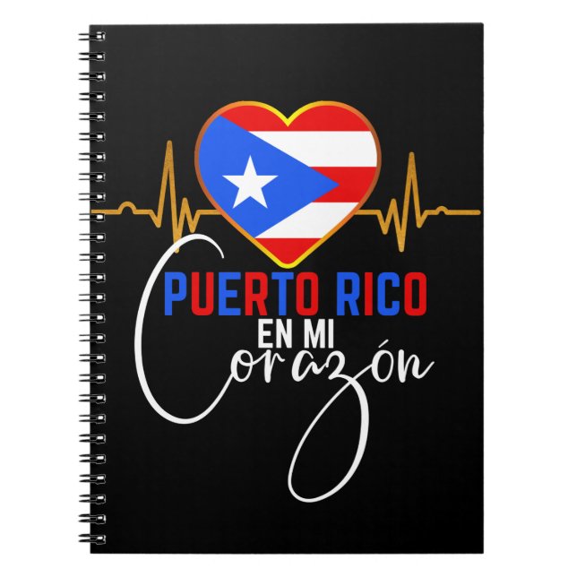 Carnet Porto Rico en mi Corazon Puerto Rican Pride (Devant)