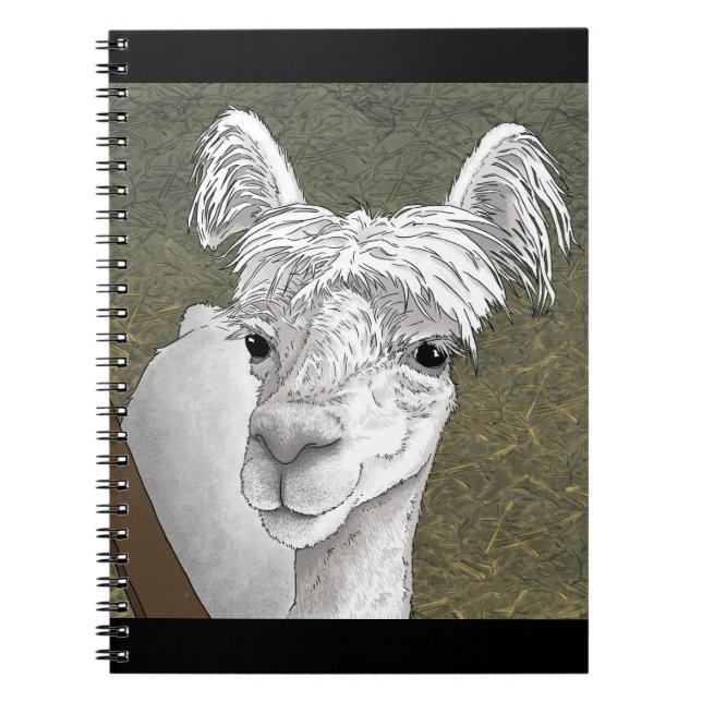 Carnet Portrait Alpaca 2 (Devant)
