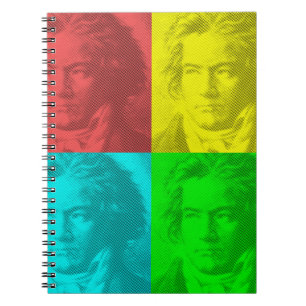 Carnet Portrait Beethoven En Carré
