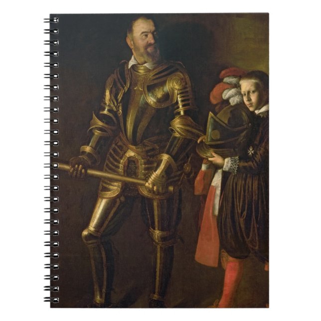 Carnet Portrait d'Alof de Wignacourt, maître grand de Th (Devant)