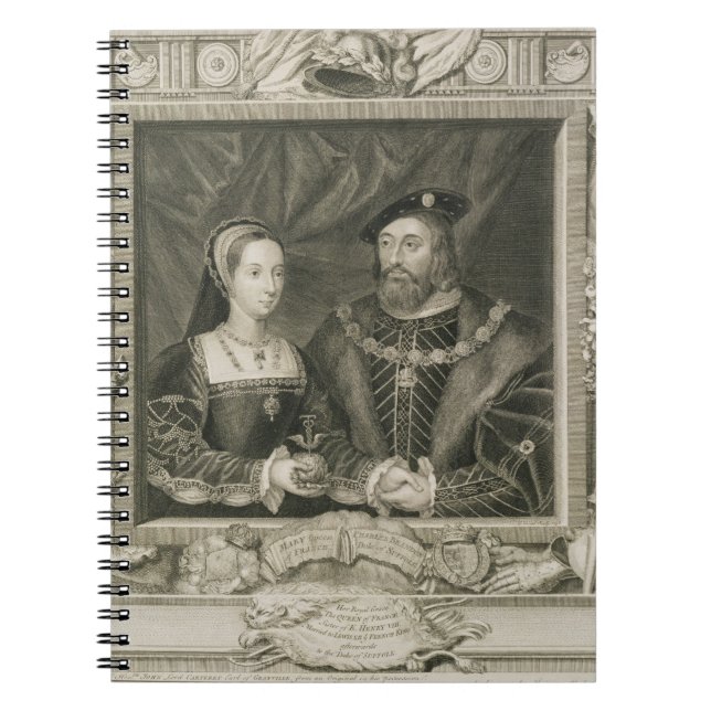 Carnet Portrait de 1496-1533) reines de Mary (de la (Devant)