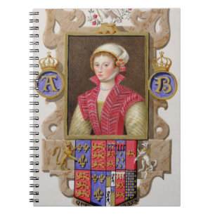 Carnet Portrait de 1507-36) 2èmes reines d'Anne Boleyn