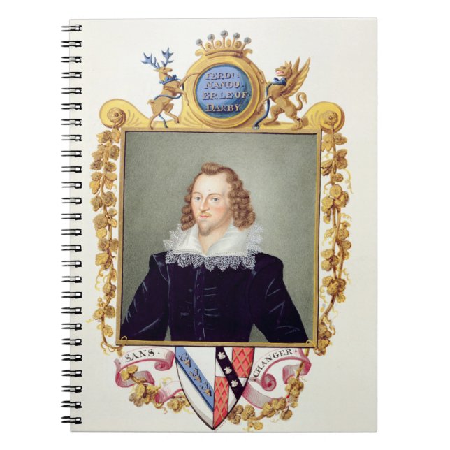Carnet Portrait de 1559-94) 5èmes comtes de Ferdinando (Devant)
