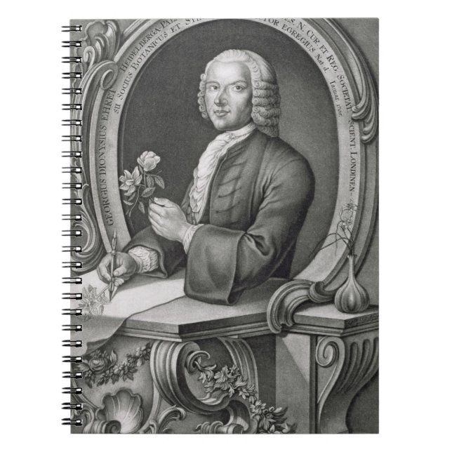 Carnet Portrait de 1710-70) engrav de Georg Dionysius (Devant)