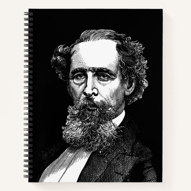 Carnet Portrait de Charles Dickens (Devant)