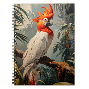 Carnet Portrait de Cockatoo Vintage