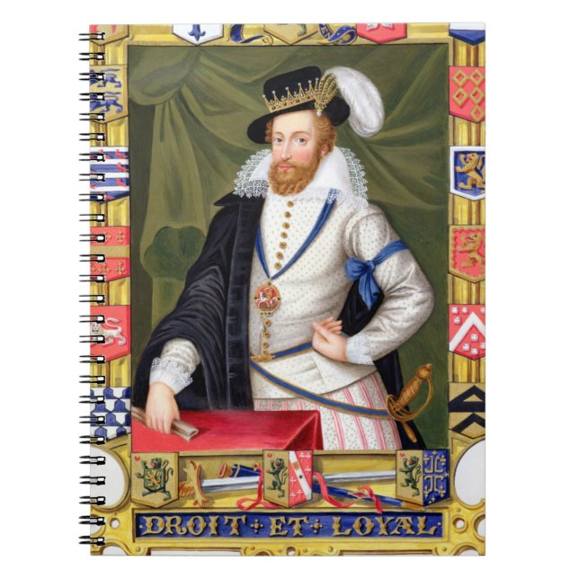 Carnet Portrait de comte de Robert Dudley (c.1532-88) de (Devant)