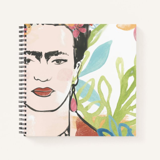 Carnet Portrait de Frida Kahlo (Devant)