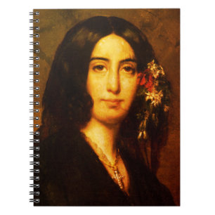 Carnet Portrait de George Sand par Auguste Charpentier