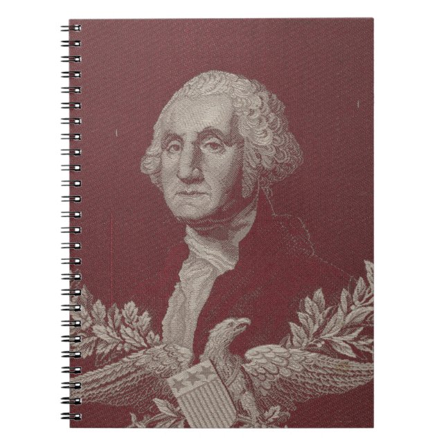 Carnet Portrait de George Washington Eagle Stars Stripes  (Devant)