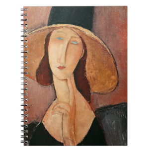 Carnet Portrait de Jeanne Hebuterne dans un grand casquet