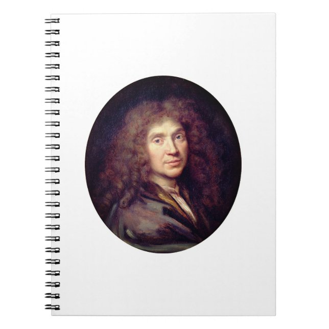 Carnet Portrait de Molière par Pierre Mignard (vers 1658) (Devant)