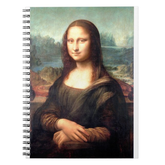 Carnet Portrait de Mona Lisa de Léonard de Vinci (Devant)