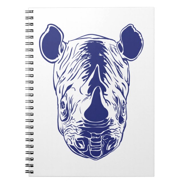 Carnet portrait de rhinocéros (Devant)