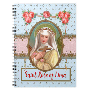 Carnet Portrait de Saint-Rose revêtu de Rose (M 024a)