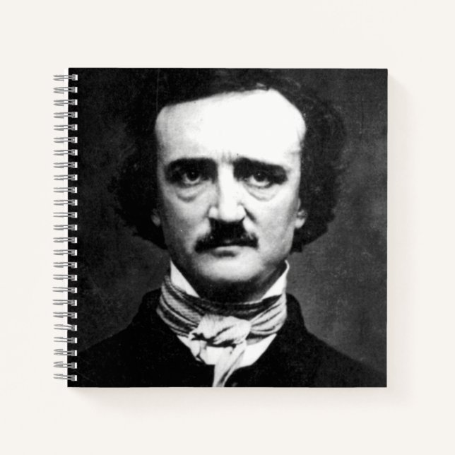 Carnet Portrait d'Edgar Allan Poe (Devant)