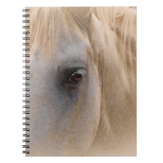 Carnet Portrait du cheval blanc (Devant)