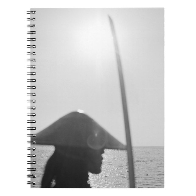Carnet Portrait d'un guerrier samouraï tenant une épée 2 (Devant)