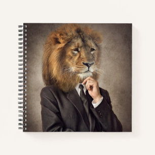 Carnet Portrait d'un lion