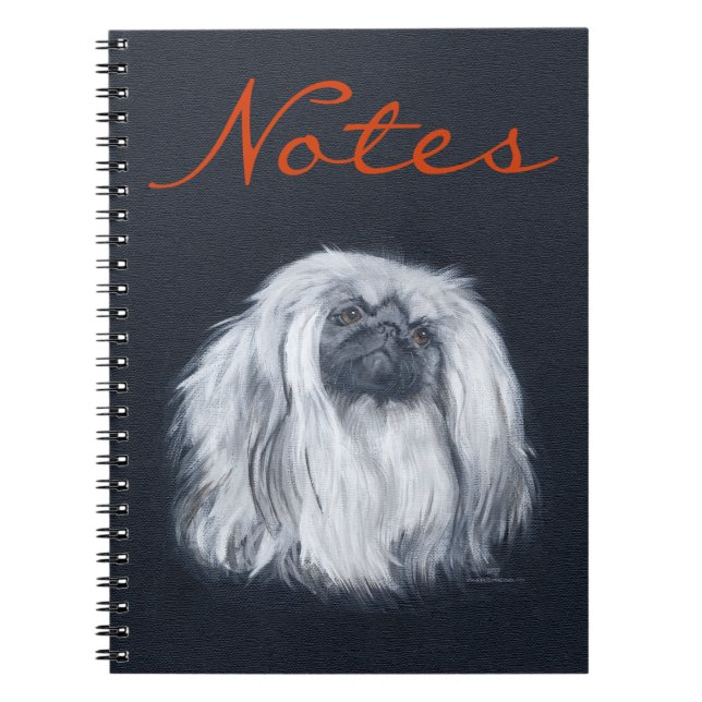 Carnet Portrait en noir (Devant)