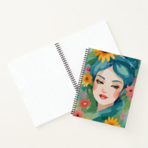 Carnet Portrait Floral Daydream