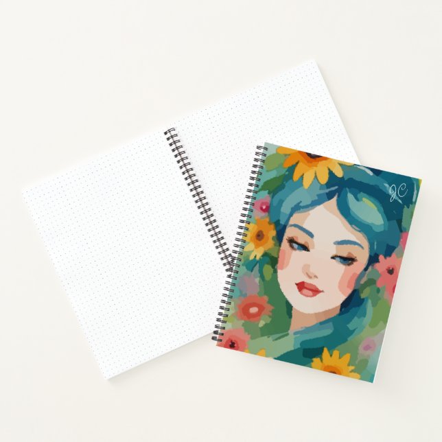 Carnet Portrait Floral Daydream (Intérieur)
