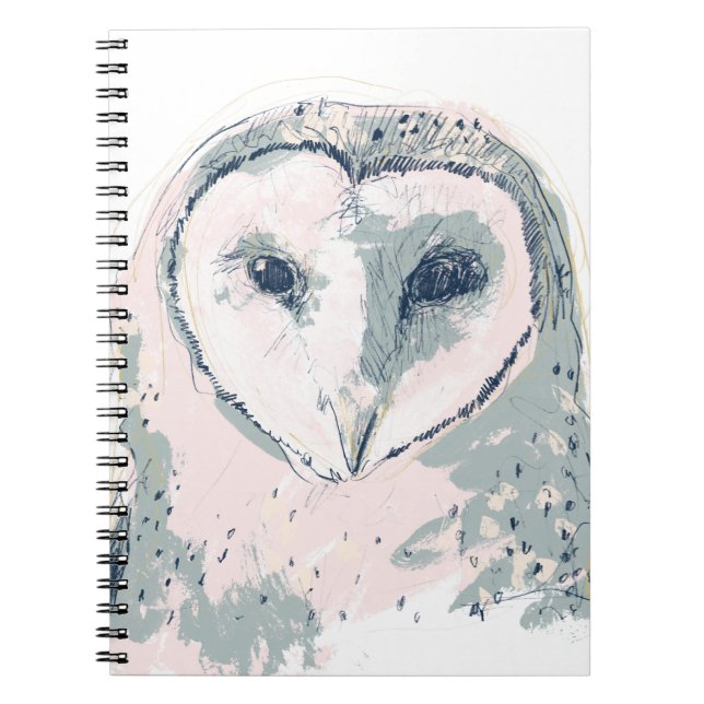 Carnet Portrait funky Owl (Devant)