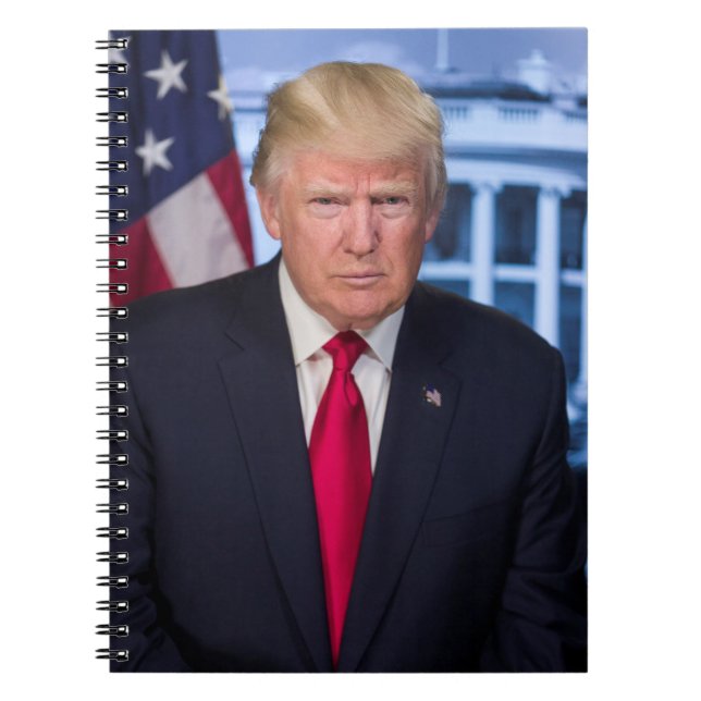 Carnet Portrait officiel de Donald Trump (Devant)