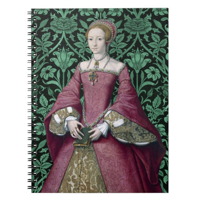 Carnet Portrait Princesse Elizabeth Tudor, Reine (Devant)
