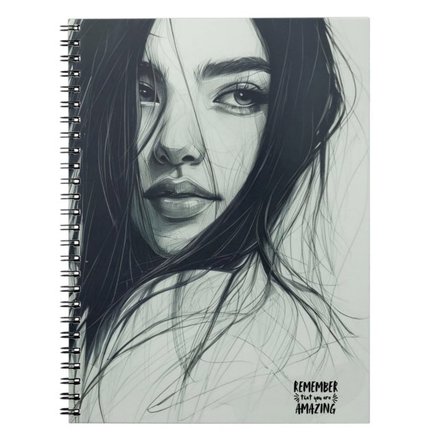 Carnet Portrait : Rappelez-vous que vous êtes incroyable  (Devant)