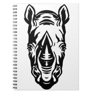 Carnet Portrait stylisé de Rhinoceros