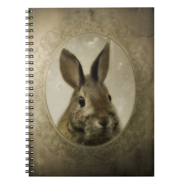Carnet Portrait vintage Bunny (Devant)