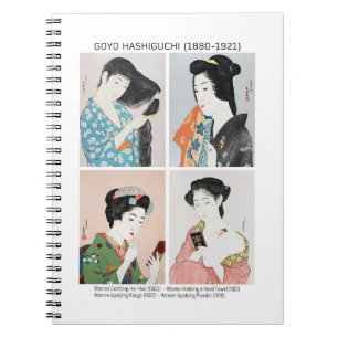 Carnet Portraits de femmes japonaises - Goyō Hashiguchi