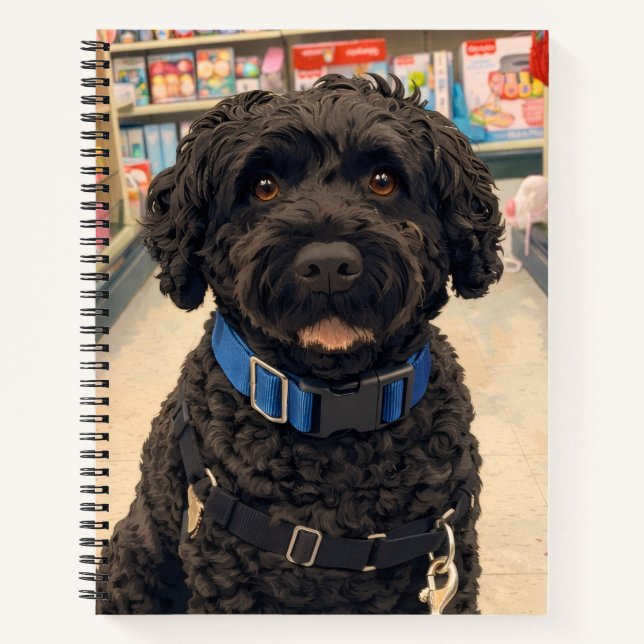 Carnet Portuguese Water Dogs Anime Anemi Spiral Notebook (Devant)