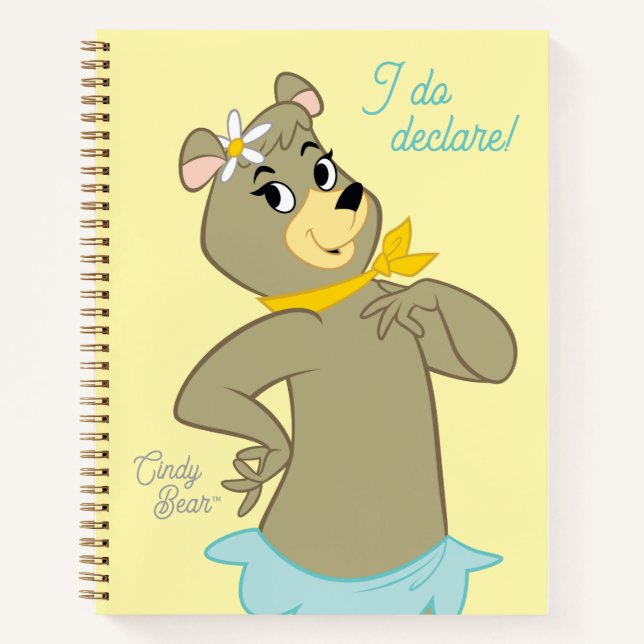 Carnet Pose Joueuse de Cindy Bear (Devant)